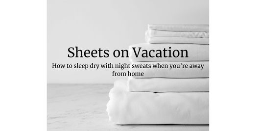 Stacked bed sheets