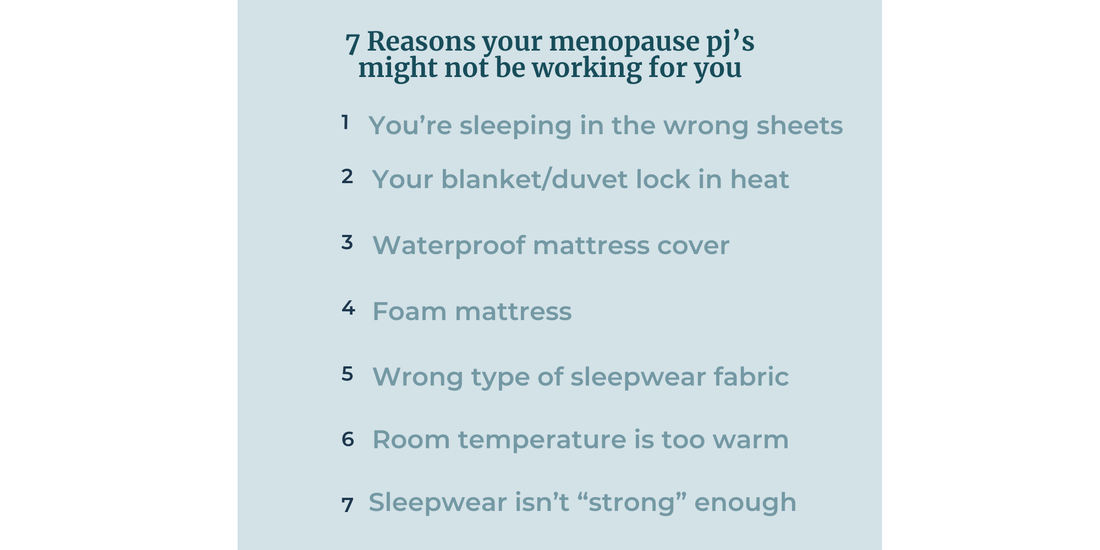 How menopause pajamas keep you dry and why they may not work