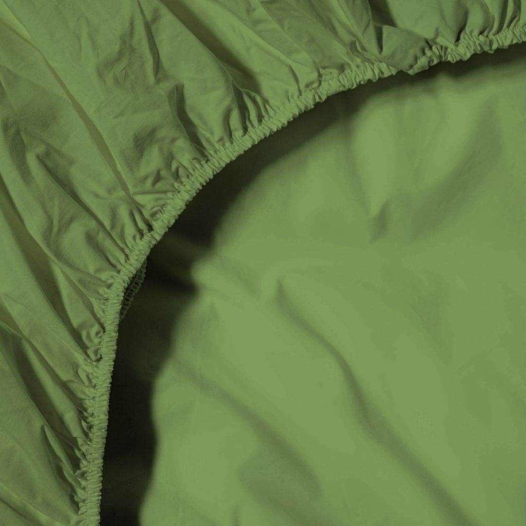 Essential Organic Percale Collection Fitted Sheet