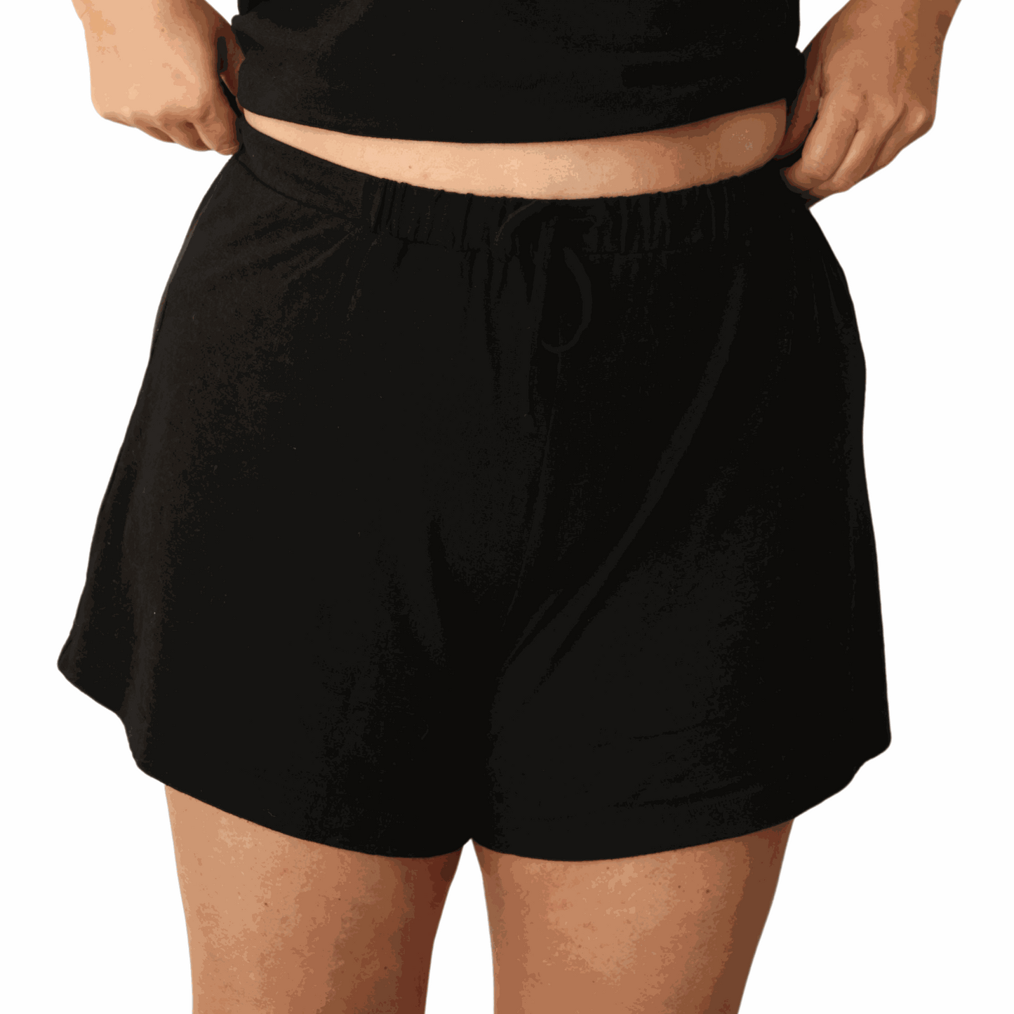 Moisture-wicking PJs and pillowcase for night sweats - shorts