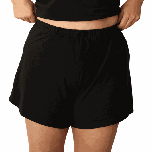 Moisture-wicking PJs and pillowcase for night sweats - shorts