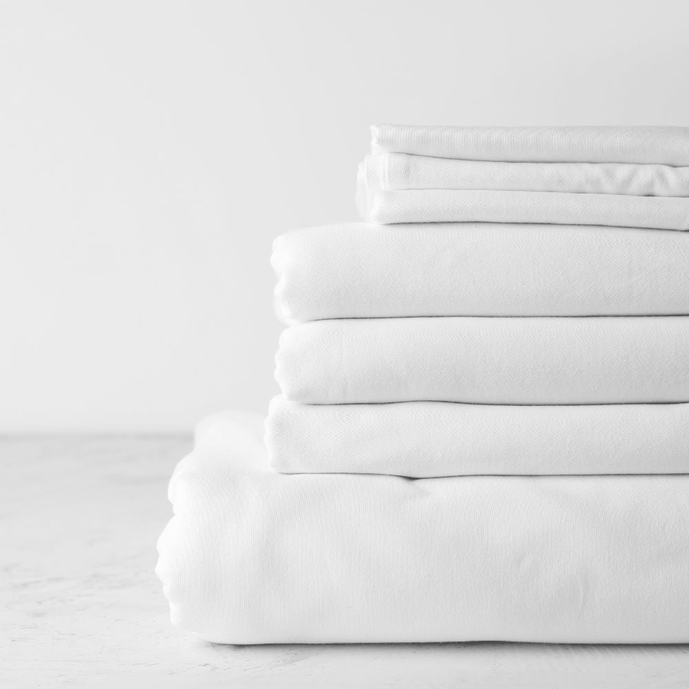 Stack of white sheets
