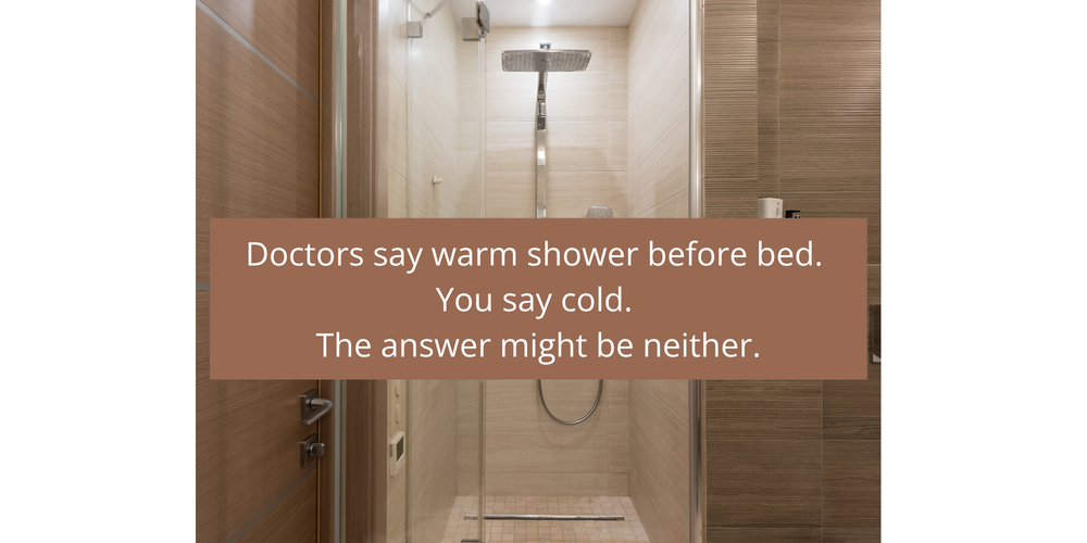 Warm Shower or Cold Shower Before Bed? What the Research Misses — and What Works for Me