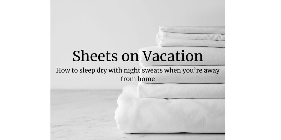 Stacked bed sheets