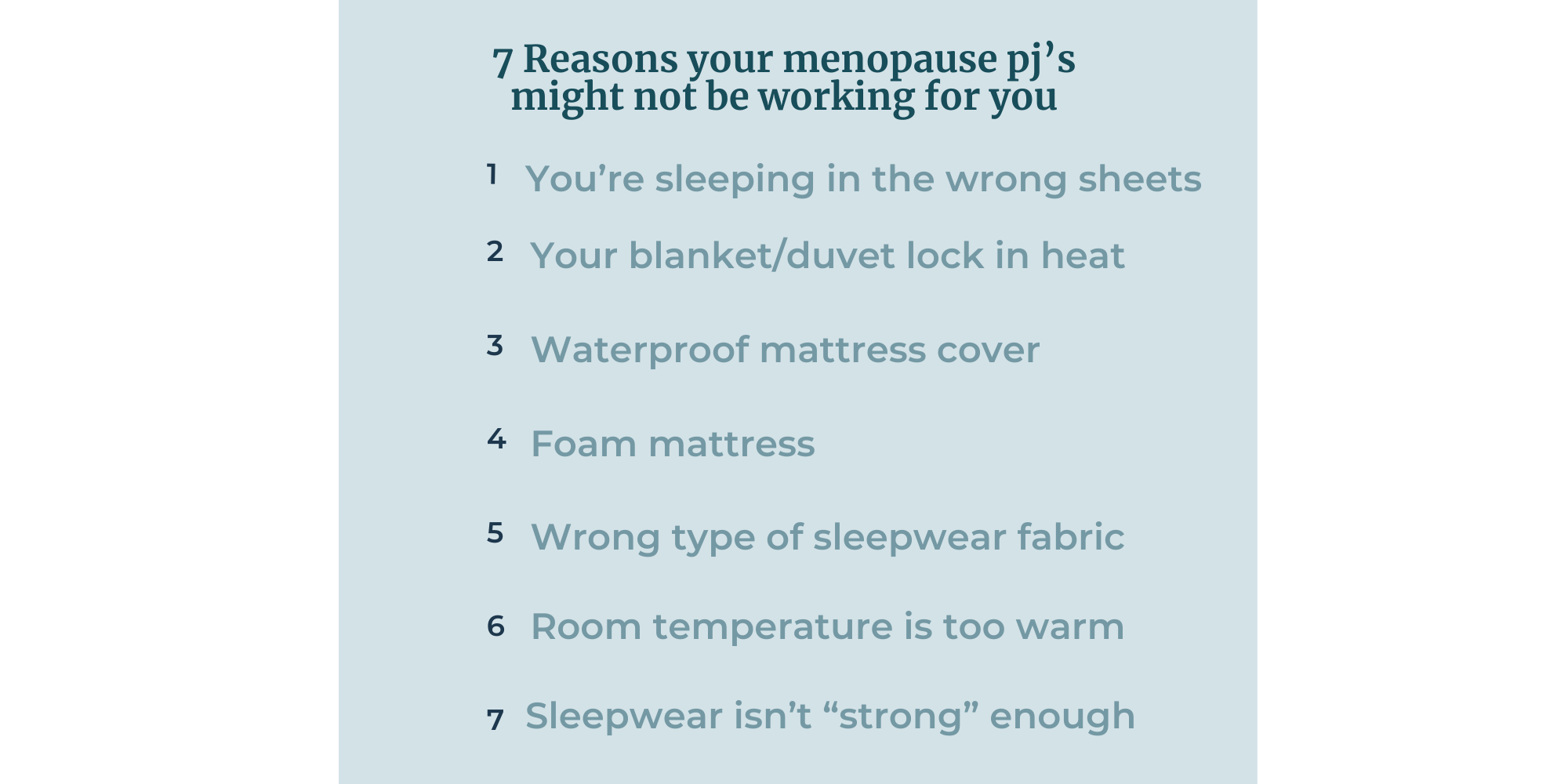 How menopause pajamas keep you dry and why they may not work