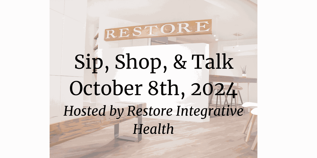 Our next Sip, Shop and Talk event is May 6th In Leslieville, Toronto