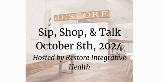 Our next Sip, Shop and Talk event is May 6th In Leslieville, Toronto