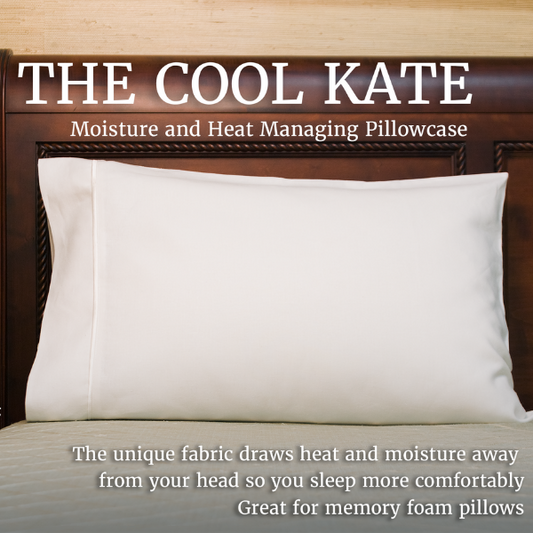 Get the deep, restful sleep you need with our Cool Kate pillowcase
