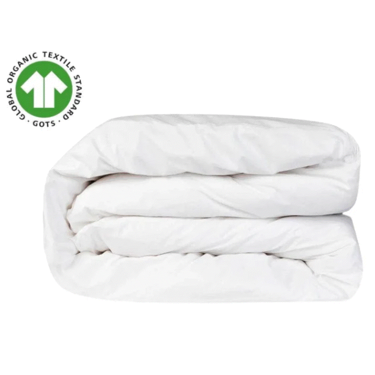 Essential Organic Percale Collection Duvet Cover
