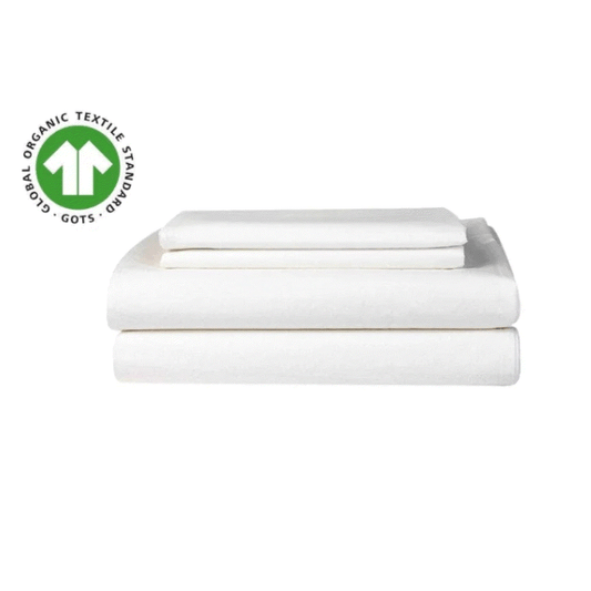 Essential Organic Percale Collection Sheet Set