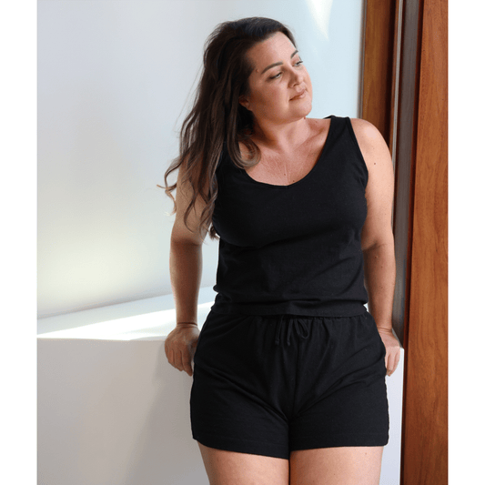 Cooling pajamas for night sweats - The Vanessa Tank Top & Shorts