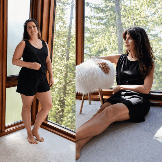 Moisture-wicking Nightgown and Pajamas bundle for Night Sweats