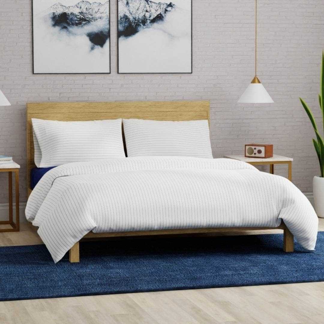 Essential Organic Percale Collection Duvet Cover
