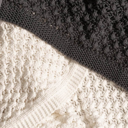 Popcorn Knit Blanket