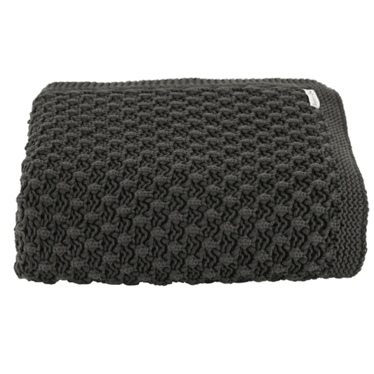Popcorn Knit Blanket
