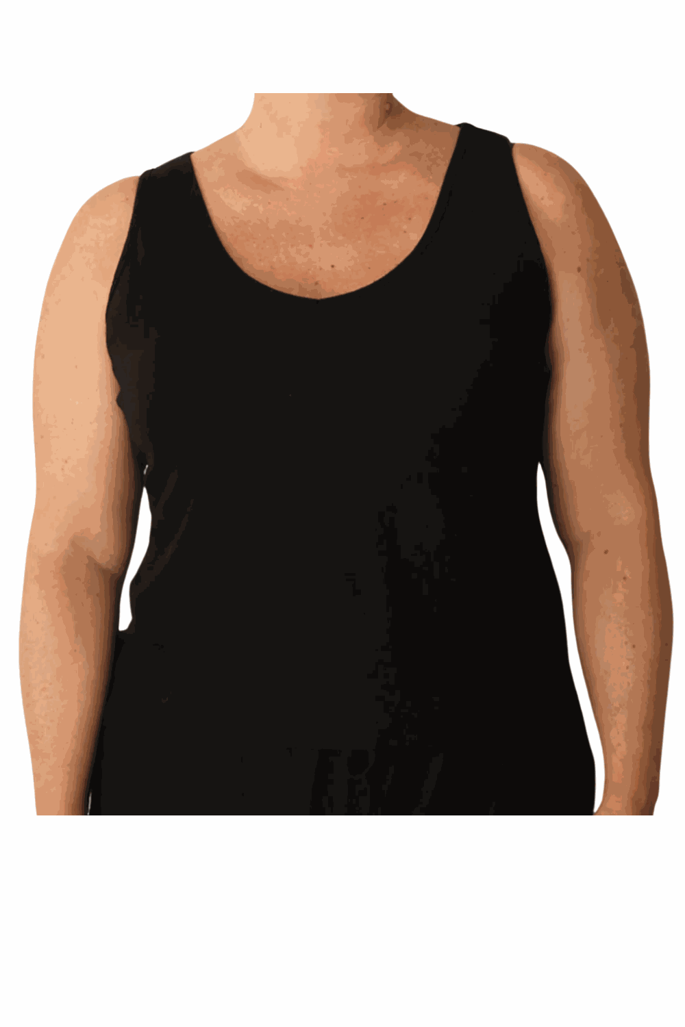 Women's cooling Tank Top for Night Sweats, Black