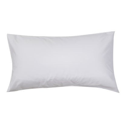 Essential Organic Percale cotton pillowcase set with crisp matte finish and GOTS, OEKO-TEX certifications